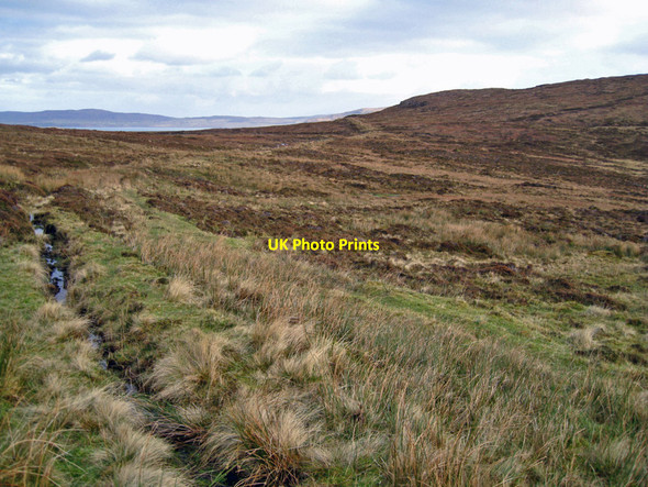 Photo 6"x4" Old track across the moor Glasphein c2011