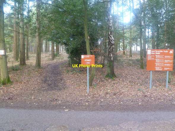 Photo 6"x4" Avon Tyrrell, bike tracks North Ripley c2011