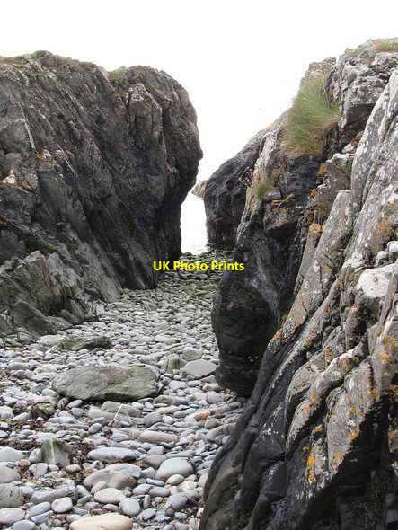 Photo 6"x4" A geo below the former Killough Coastguard Station Killough c2011