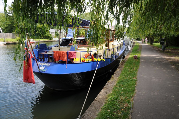 Photo 6"x4" Baglady moored at Henley-on-Thames Henley-on-Thames c2011