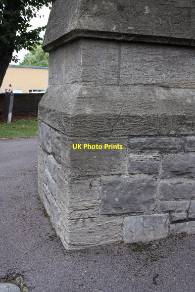 Photo 6"x4" Benchmark on buttress of St Mary's Church Poole\/SZ0191 c2011