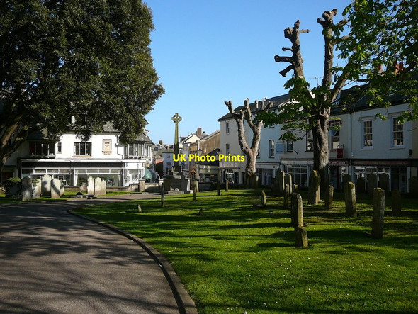 Photo 6"x4" Churchyard at Sidmouth Parish Church Sidmouth c2011
