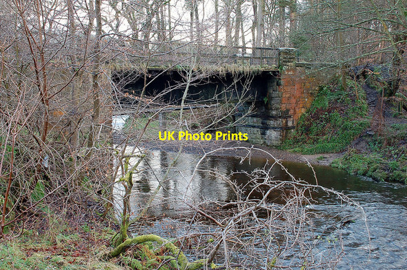 Photo 6"x4" Former railway bridge, Beeslack Penicuik c2011