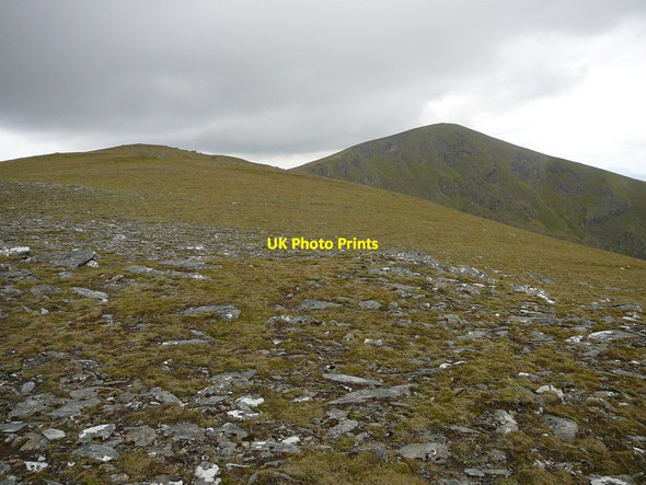 Photo 6"x4" The approach to Fionn Bheinn from the east Toll M\u00f2r c2011