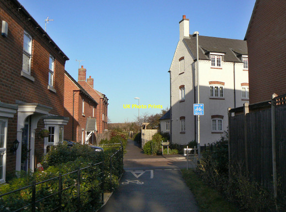 Photo 6"x4" Footpath towards Wymeswold Burton on the Wolds c2011
