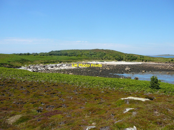 Photo 6"x4" Dropnose Porth, Gugh with view towards Kittern Hill Hugh Town c2011