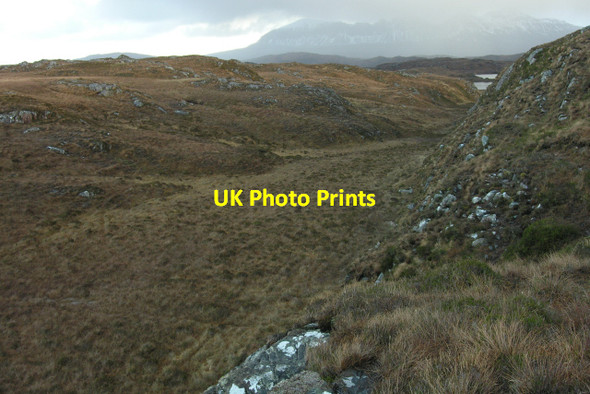Photo 6"x4" Towards Lochan Cuilce Loch a' Bharaille c2011