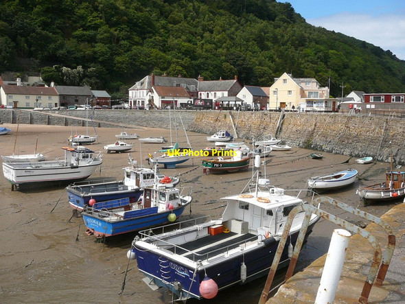 Photo 6"x4" The Harbour at Minehead at low tide Minehead c2011