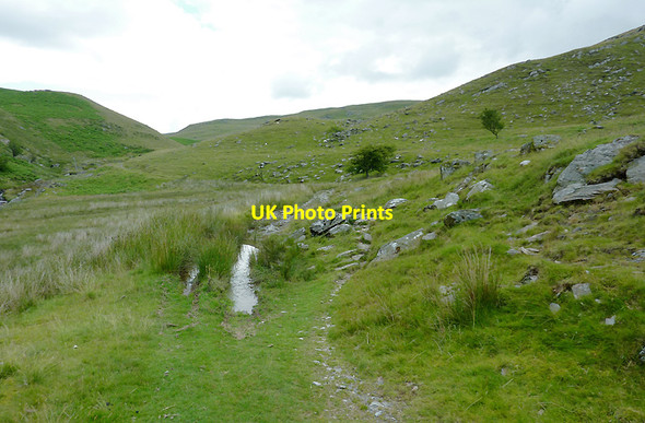 Photo 6"x4" Bridleway to Llyn Egnant, Ceredigion Strata Florida c2011