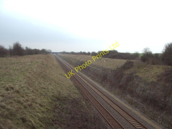 Photo 6"x4" Birmingham to Bicester Railway Ardley c2007