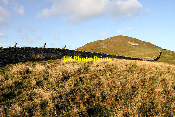 Photo 6"x4" A drystane dyke at Wood Hill Kirk Yetholm c2011