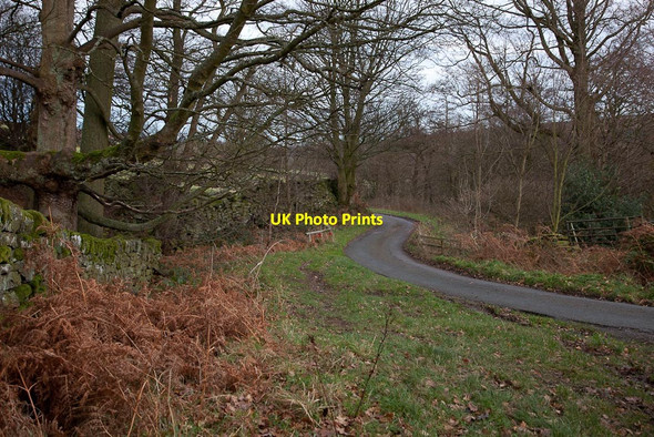 Photo 6"x4" Minor road near Hardhill Gill Street\/NZ7304 c2011