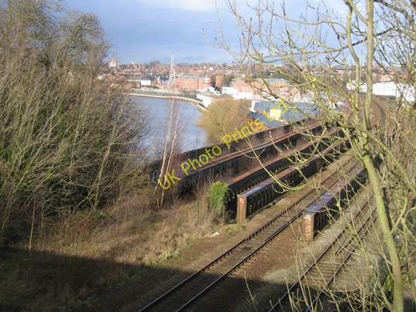 Photo 6"x4" Railway Bridge over the River Dee #2 Chester c2007