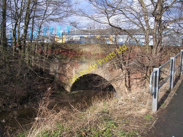 Photo 6"x4" Balderton Brook and Old Sandstone Bridge Saltney c2007 P1