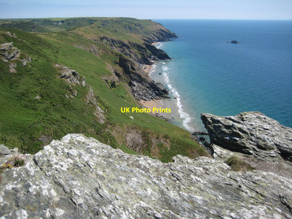Photo 6"x4" South Devon coast Bolberry c2011