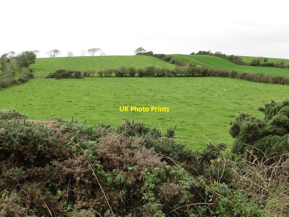 Photo 6"x4" Undulating farmland west of Corbally Road Downpatrick c2011