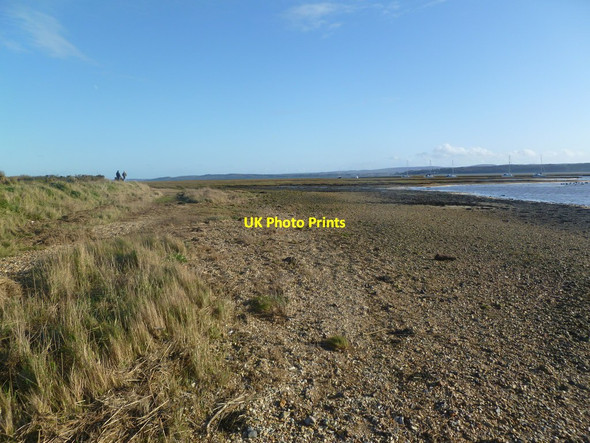 Photo 6"x4" Keyhaven, shingle beach Keyhaven c2012