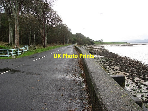 Photo 6"x4" Arran coast road south of Pirnmill Whitefarland c2011