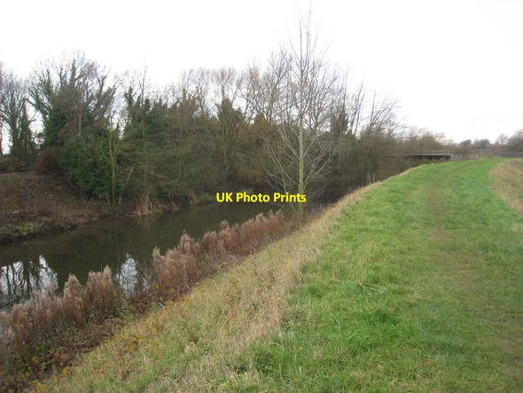 Photo 6"x4" The River Idle and the footbridge at Misterton Soss Misterton Soss c2011
