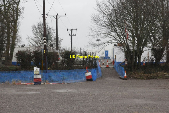 Photo 6"x4" Entrance to the works site Cleeve\/SU6081 c2012