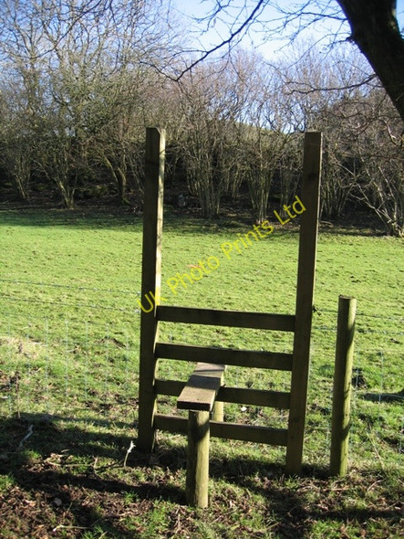 Photo 6"x4" Stile on the Clwydian Way Gwernol c2007