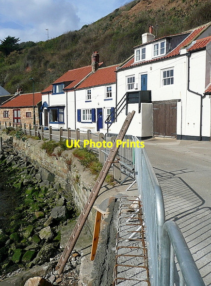 Photo 6"x4" Houses at Cowbar Staithes c2011