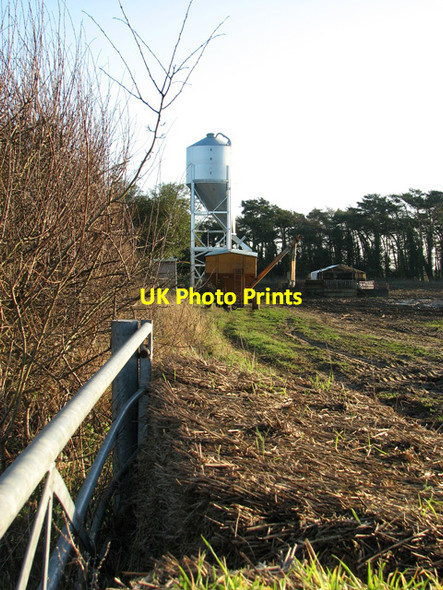 Photo 6"x4" Feed silo for free range pigs, Swaffham Swaffham c2012