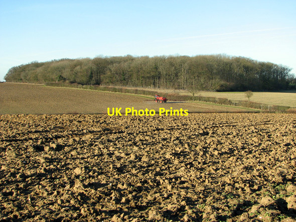 Photo 6"x4" Crop spraying in field south of Session Wood, Easton Easton\/TM2858 c2012