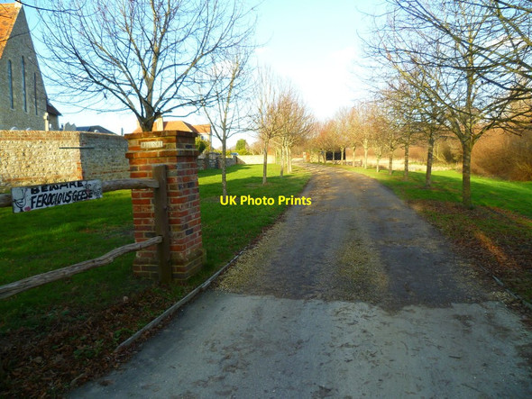 Photo 6"x4" The drive to Church Farm at Itchenor West Itchenor c2012