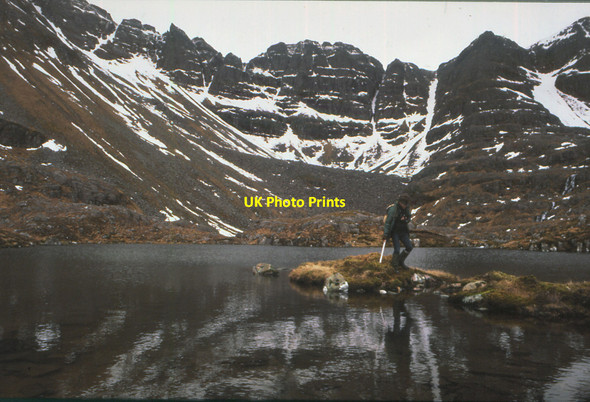 Photo 6"x4" Loch Coire na Caime Fasag c1987