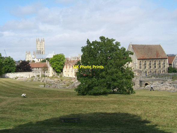 Photo 6"x4" St Augustine's Abbey and Canterbury Cathedral Canterbury\/TR1457 c2011