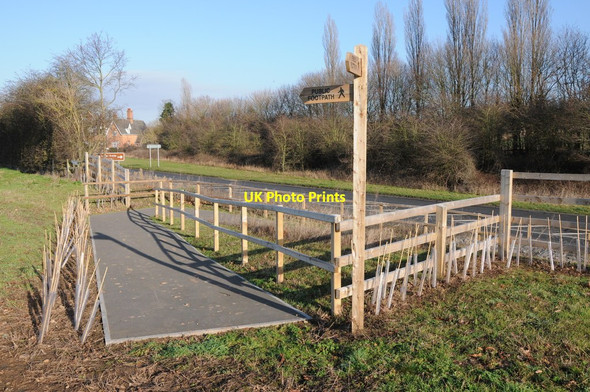 Photo 6"x4" Footpath near Martin Hussingtree Martin Hussingtree c2012