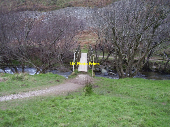Photo 6"x4" Footbridge over the River Heddon Martinhoe c2012