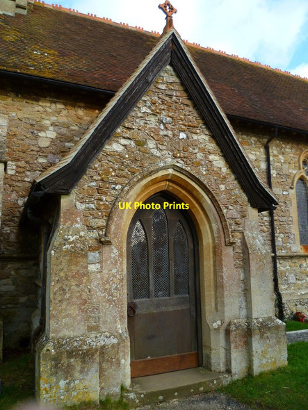 Photo 6"x4" The porch of Hunston church Hunston\/SU8601 c2012