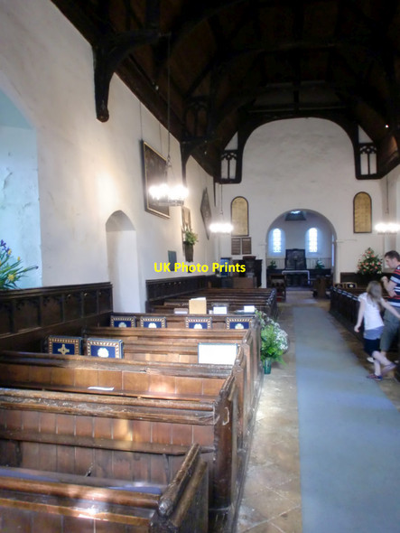 Photo 6"x4" Interior of church of St Mary and St Thomas, Knebworth Old Knebworth c2011