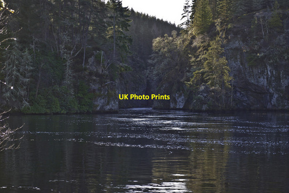 Photo 6"x4" Exit of the Aigas Gorge Crask of Aigas c2012