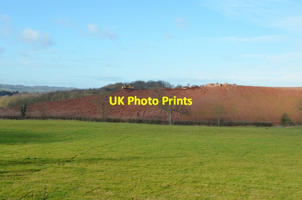 Photo 6"x4" Quarry restoration Rothley Plain c2012