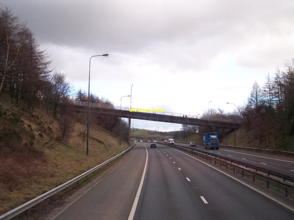 Photo 6"x4" Roadbridge over M66 at Baldingstone Ramsbottom c2012