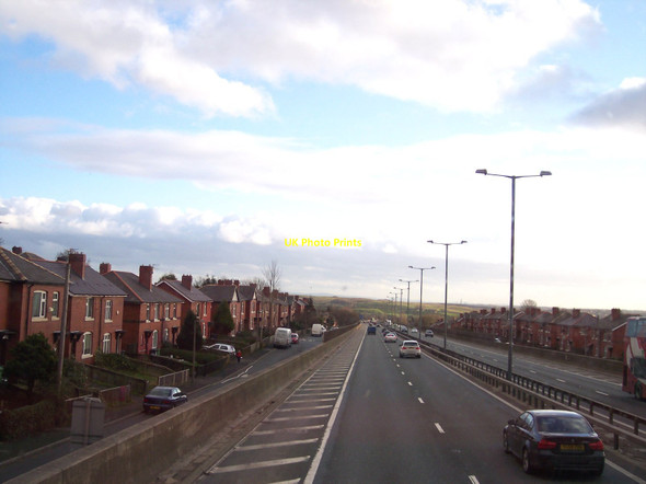 Photo 6"x4" M66 passing through housing estate near Bury Bury\/SD8010 c2012