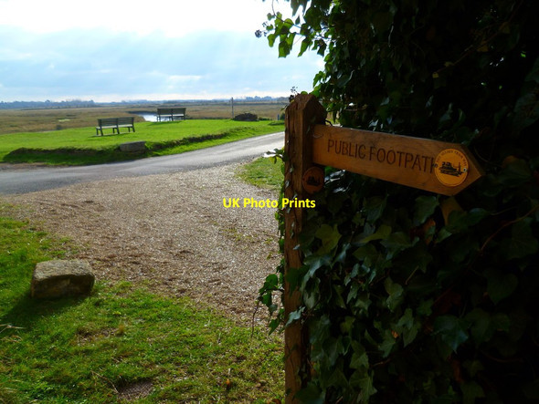 Photo 6"x4" Path arrives at Sidlesham Quay Sidlesham c2012