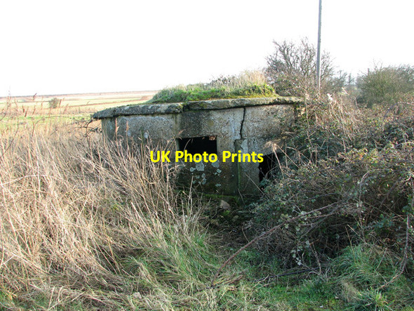 Photo 6"x4" Dilapidated WWI pillbox, Shingle Street Shingle Street c2012