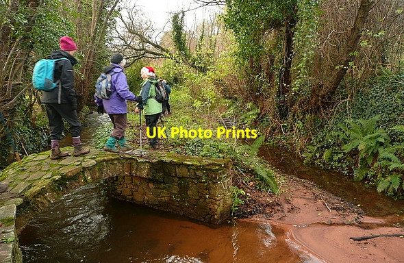 Photo 6"x4" Bridge over the River Aller Brandish Street c2011