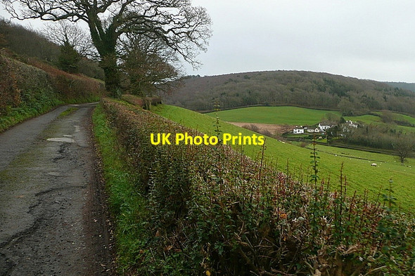 Photo 6"x4" Lane to Headon Cross Bratton\/SS9446 c2011