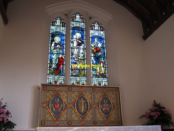 Photo 6"x4" St Bartholomew, Burstow: East window Burstow c2012