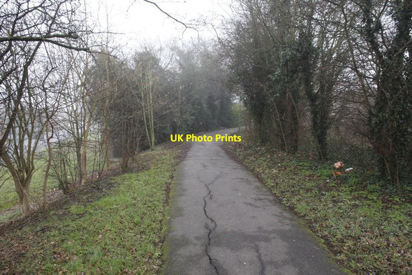 Photo 6"x4" Bending away Didcot c2012