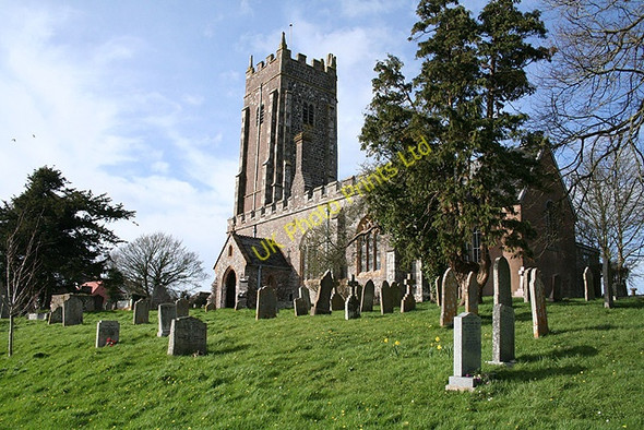 Photo 6"x4" Morchard Bishop: St Mary\u00e2\u0080\u0099s church Carrhouse c2007