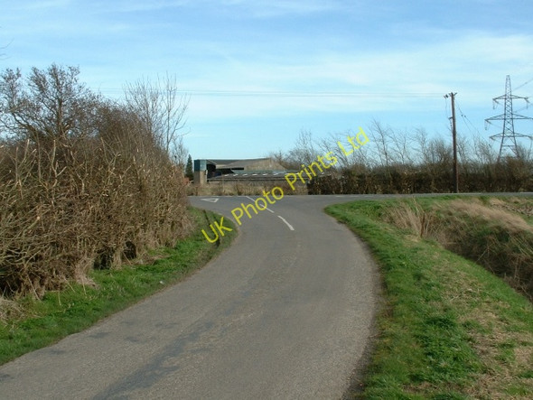 Photo 6"x4" Road junction north of Sutton St James Old Gate c2007