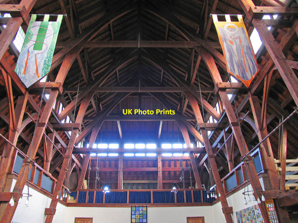 Photo 6"x4" Holy Cross, Ferrymead Gardens, Greenford - Roof Greenford\/TQ1382 c2006