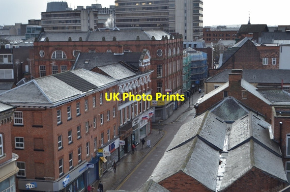 Photo 6"x4" Rooftops of Leicester Leicester c2012