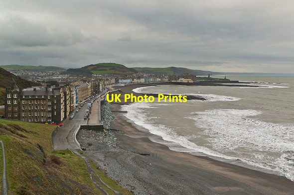 Photo 6"x4" Aberystwyth from Constitution Hill Aberystwyth c2012